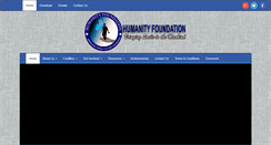 Desktop Screenshot of humanity-foundation.org