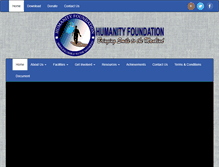 Tablet Screenshot of humanity-foundation.org